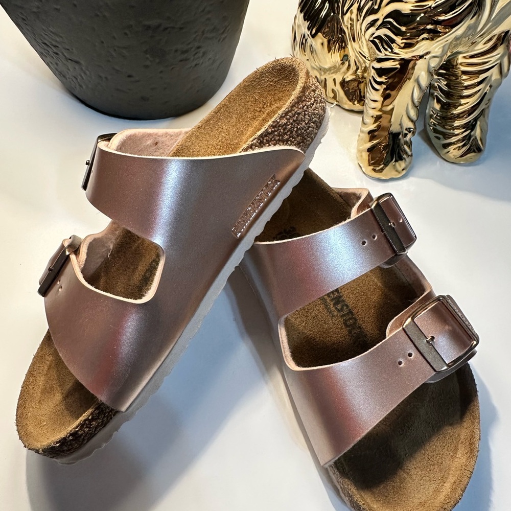 Birkenstock Kids Sandals - Metallic Pink